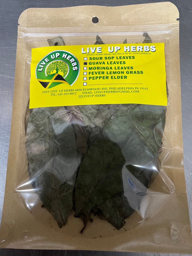 DRIED MEDICINAL GUAVA LEAVES (X12)