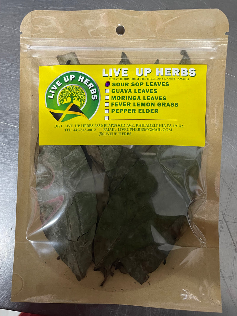 DRIED MEDICINAL SOURSOP LEAVES