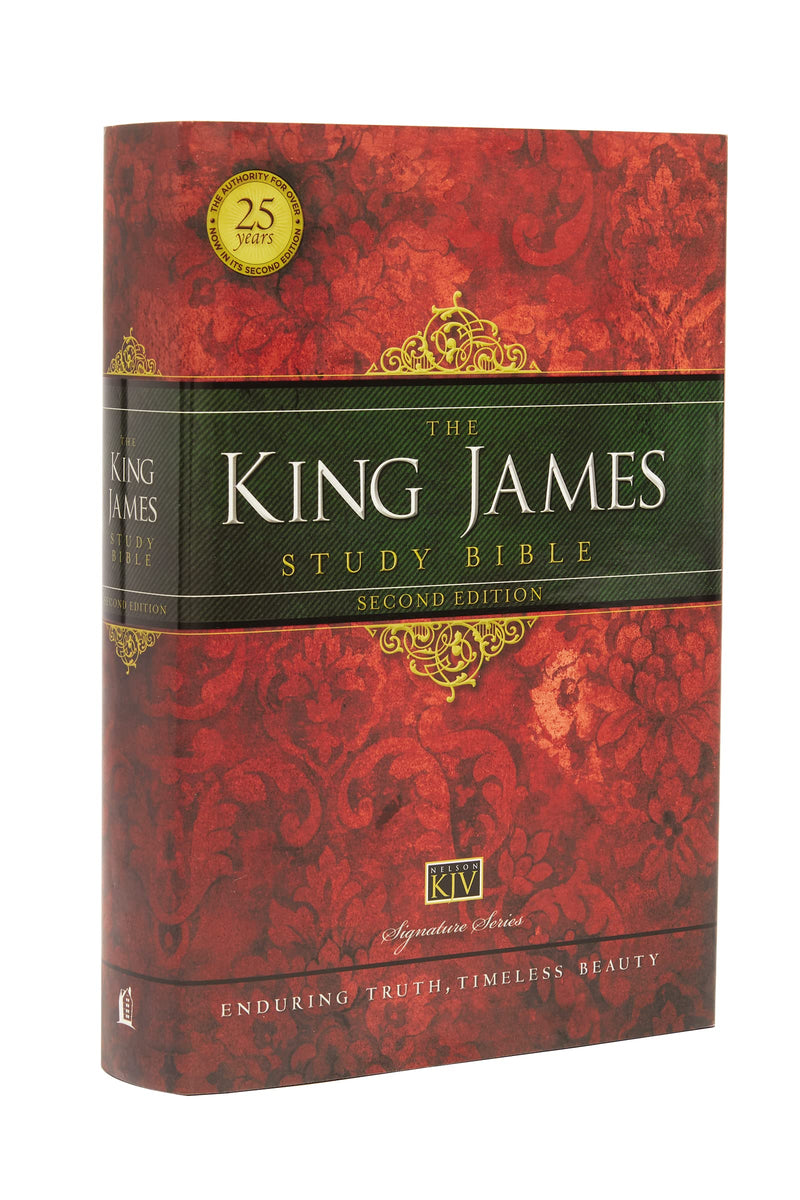 KJV Study Bible, Large Print, Hardcover, Red Letter Edition: Second Edition