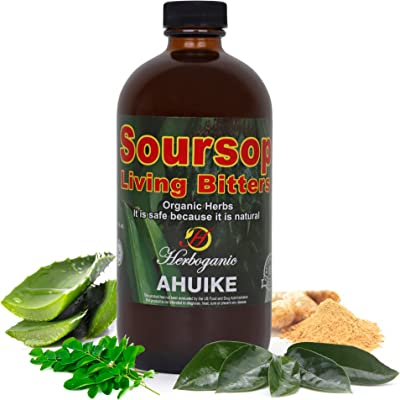 AHUIKE Herboganic Soursop Living Bitters 16 OZ