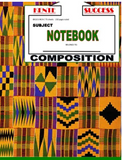 Kente Success Notebook 8x10.5
