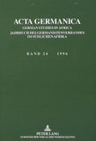 ACTA Germanica: German Studies in Africa