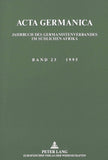 ACTA Germanica: Jahrbuch Des Germanistenverbandes Im Suedlichen Afrika