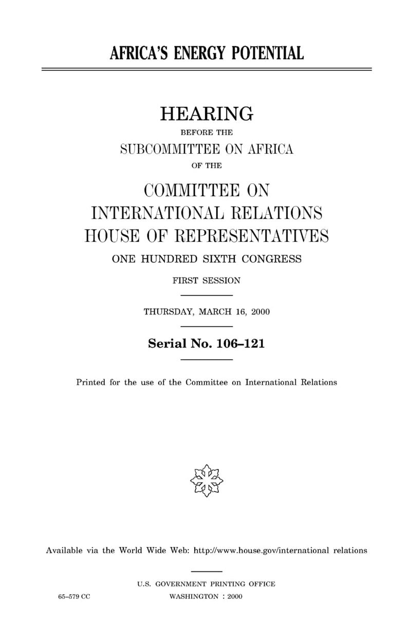 Africa's Energy Transition: Pathways from Dependence to Leadership