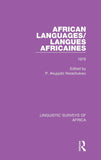African Languages/Langues Africaines: Volume 4 1978