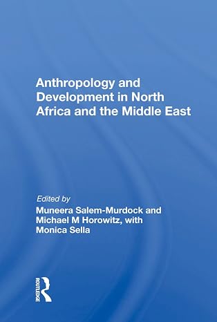 Anthropology and Development in North Africa and the Middle East