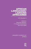 African Languages/Langues Africaines: Volume 5 (2) 1979