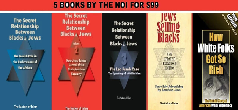 5 BOOKS BY THE NATION OF ISLAM