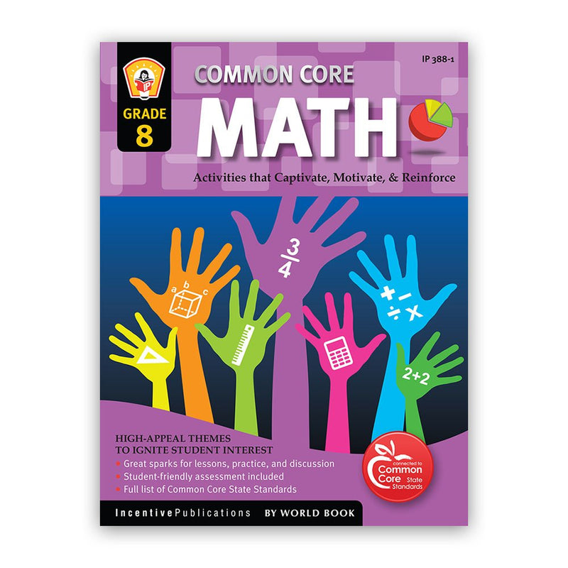 Math, Grade 8 Activities That Captivate Motivate and Reinforce