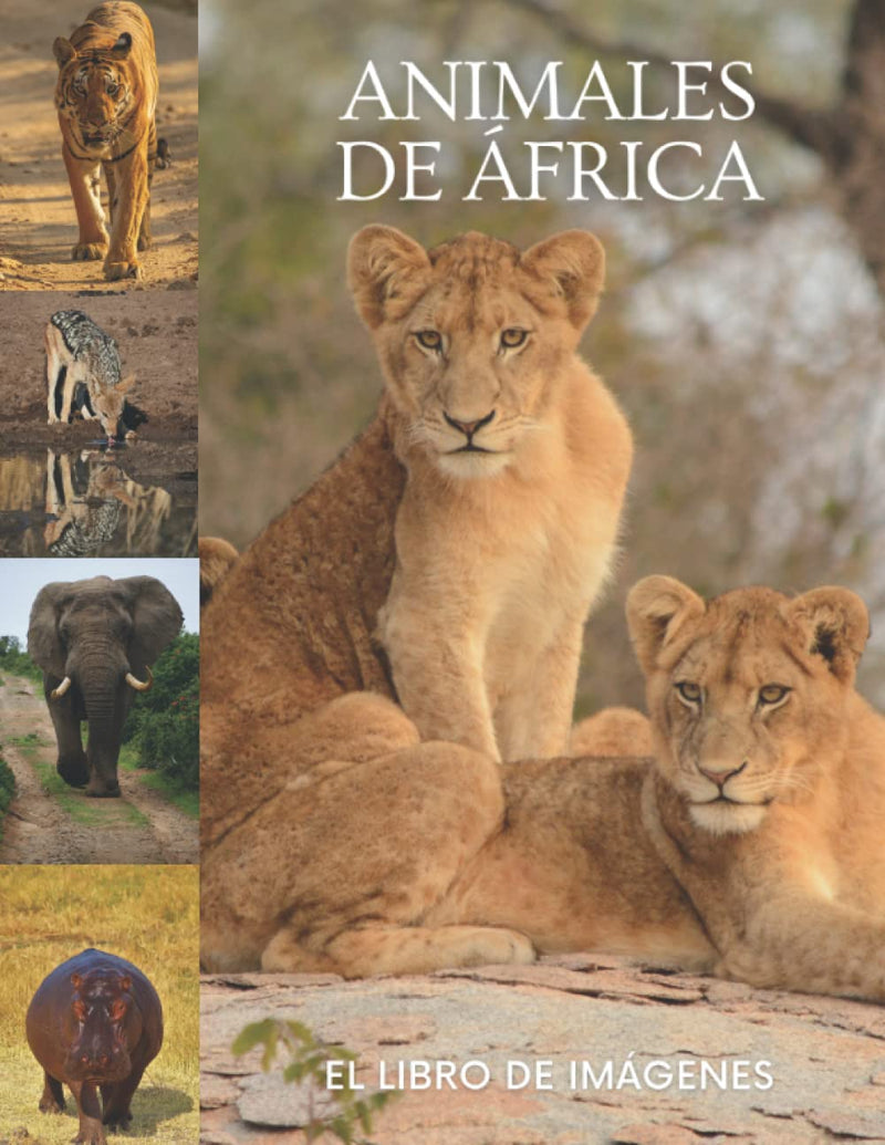 Animales de África: El Libro de Imágenes de Animales Asombrosos de África para Personas Mayores, Adultos con Demencia y Pacientes para Ayudar