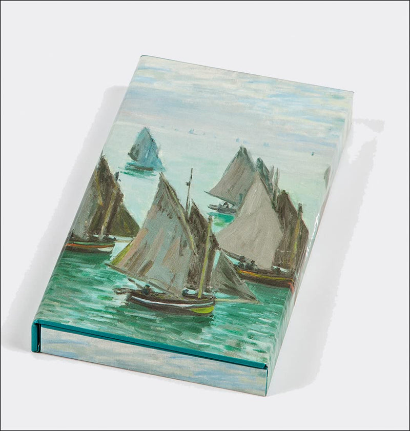 8-Pen Set: Monet Fishing Boats