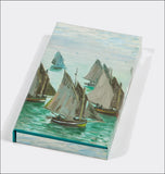 8-Pen Set: Monet Fishing Boats