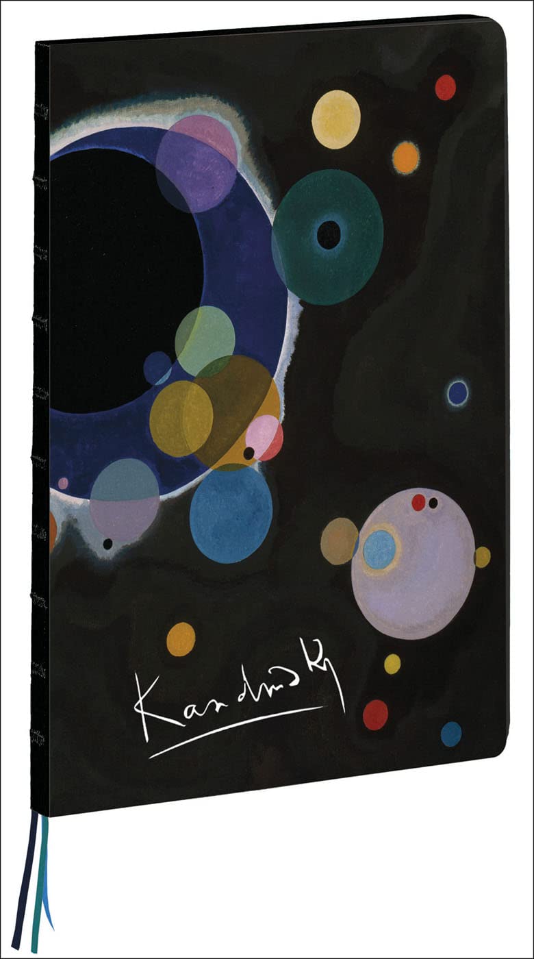 A4 Notebook: Several Circles by Wassily Kandinsky, Hardcover - 230
