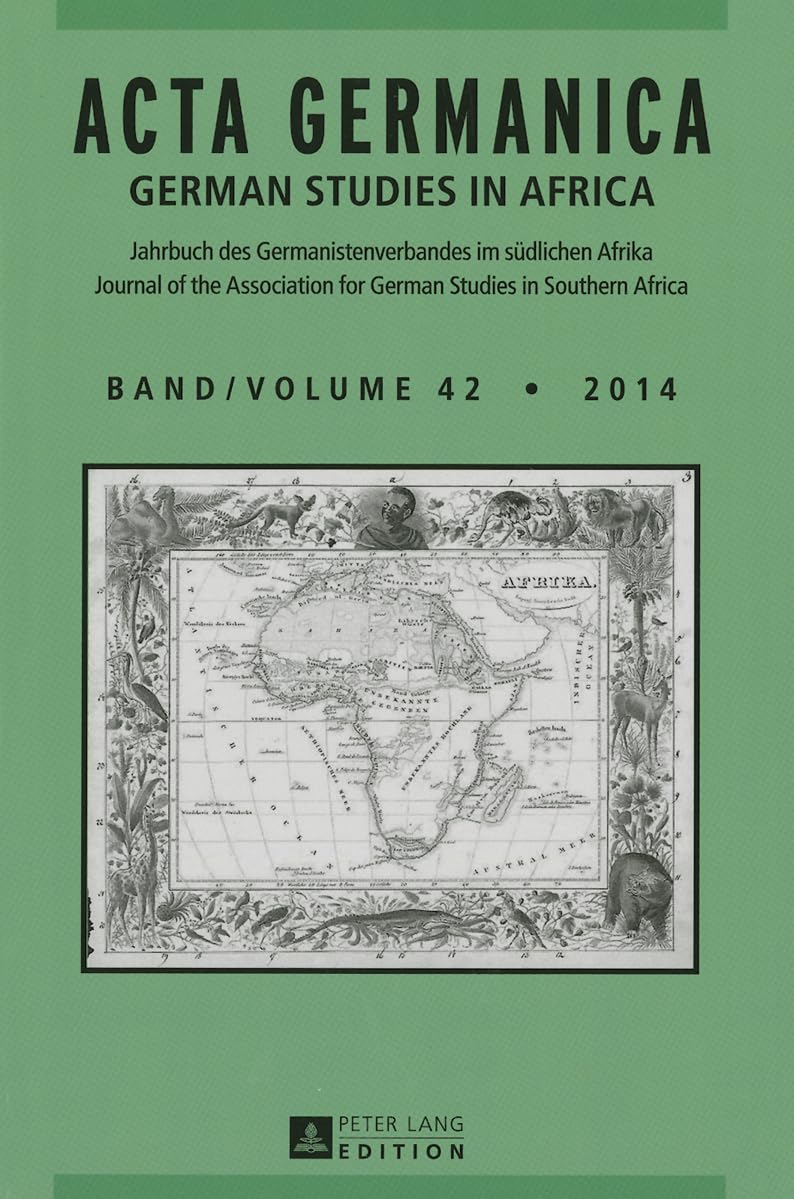 Acta Germanica: German Studies In Africa
