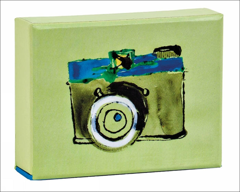 Playing Cards: Watercolor Camera, 54 Cards, Embossed Full Color, B