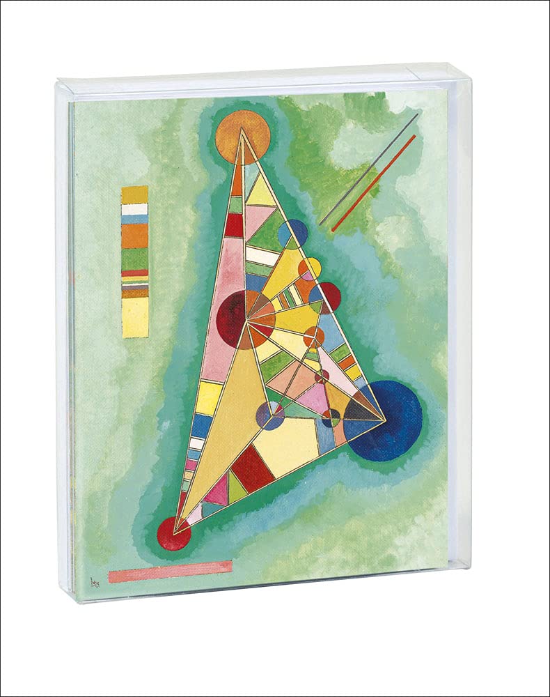 Notecard Set: Variegation in the Triangle by Wassily Kandinsky, Blank Inside