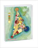 Notecard Set: Variegation in the Triangle by Wassily Kandinsky, Blank Inside