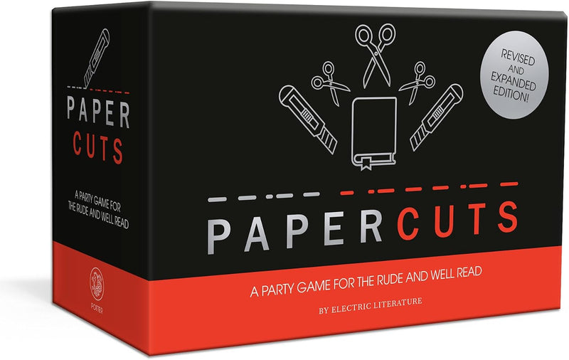 Papercuts: Party Game for the Rude and Well-Read (a Card Game for Book Lovers)