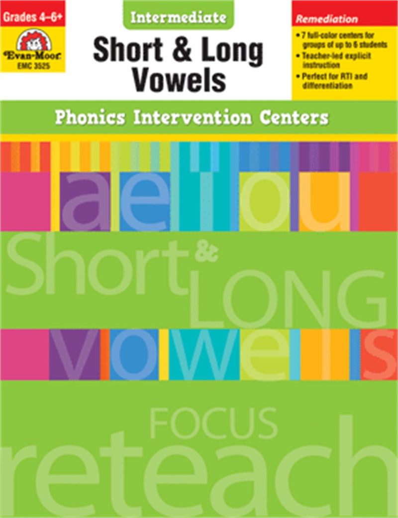 Short and Long Vowels, Grades 4-6+