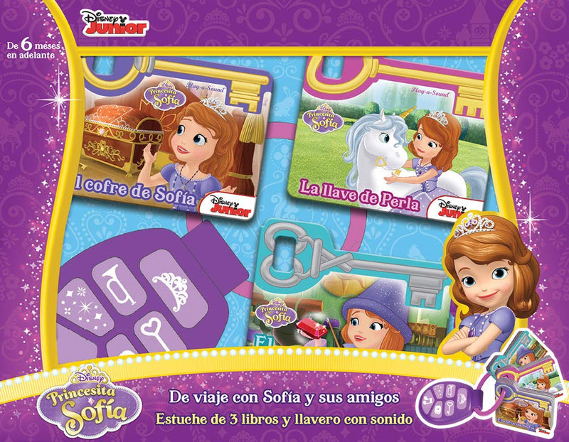 Disney Sophia Keychain Book Box (Spanish)