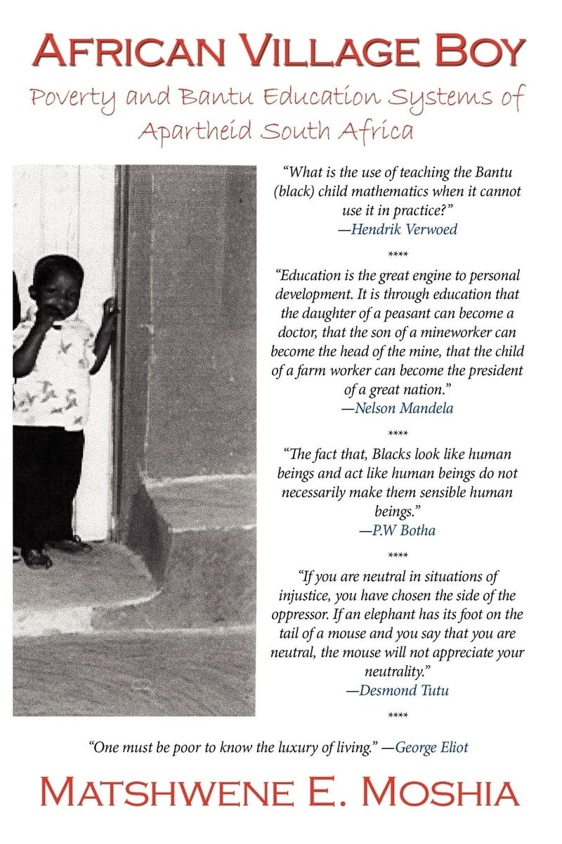 African Village Boy: Poverty and Bantu Education Systems of Apartheid South Africa