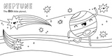 8 Little Planets Coloring Book: A Solar System Coloring Book for Toddlers and Kids