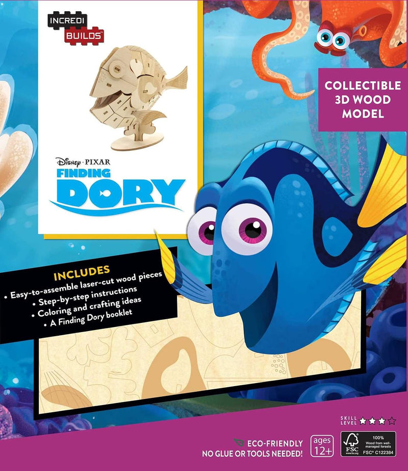 Incredibuilds - Finding Dory : 3d Wood Model