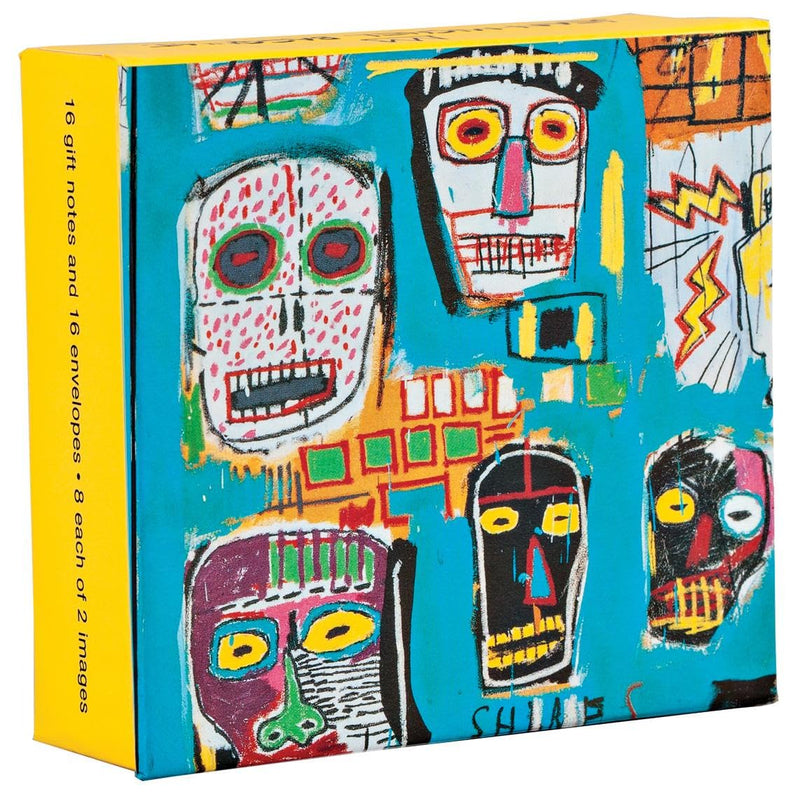 Mini FlipTop Notecard Box: Jean-Michel Basquiat Mini Notecards, 16