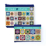 Carol Doak's Fabulous Stars & States Eco Pouch Set: Two Reusable Zipper