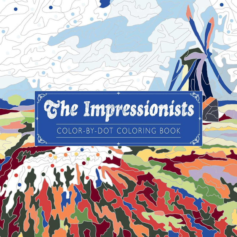 Impressionists Color-By-Dot Coloring Book