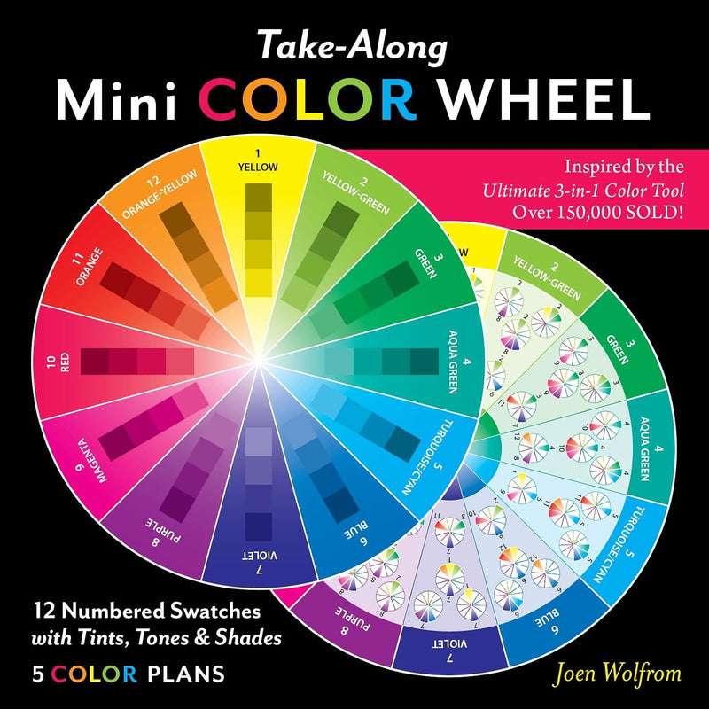 Take-Along Mini Color Wheel: 12 Numbered Colors with Tints, Tones