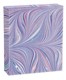 QuickNotes: Blue and Purple Florentine Marbled Paper Design, Notecards