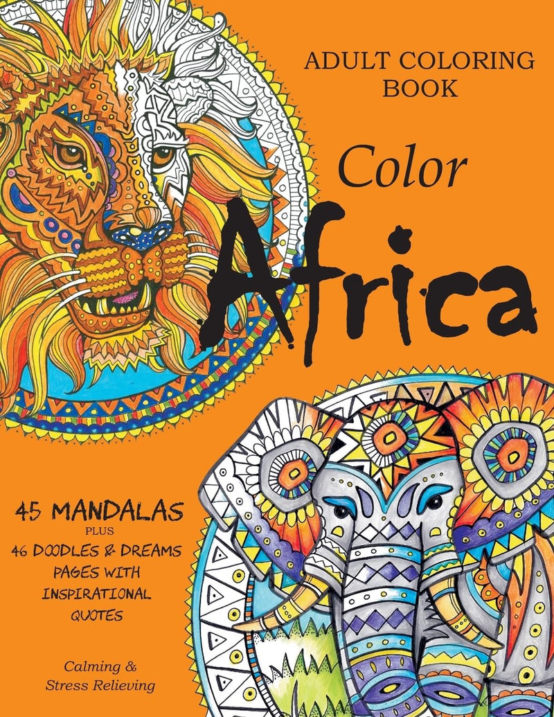 Adult Coloring Book: Color Africa