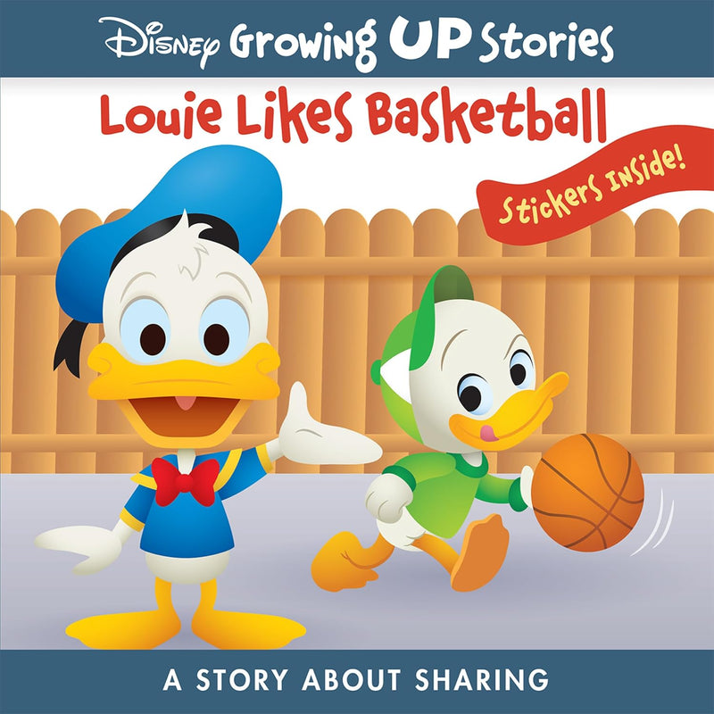 Louie Likes Basketball a Story about Sharing: Disney Growing Up Stories