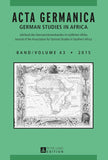 ACTA Germanica: German Studies in Africa