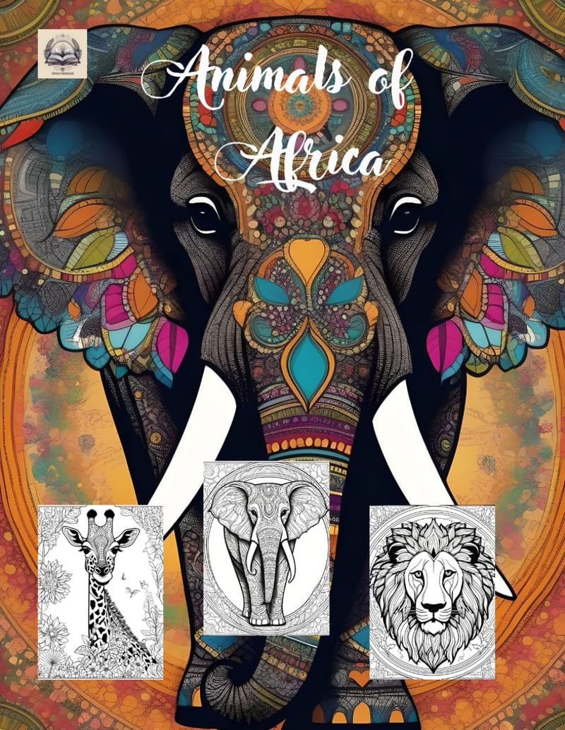 Animals of Africa: A Coloring Book with 60 Captivating Illustrations of African Wildlife