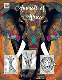 Animals of Africa: A Coloring Book with 60 Captivating Illustrations of African Wildlife