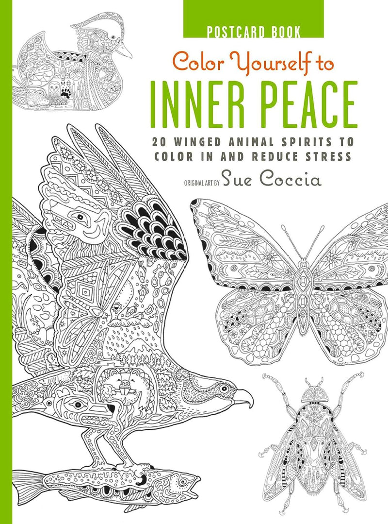 Color Yourself to Inner Peace Postcard Book