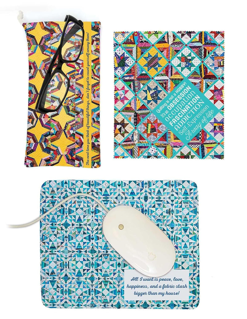 Bonnie K. Hunter's Quilter's Tech Set: Microfiber Mouse Mat, Cleaning