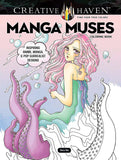 Creative Haven Manga Muses Coloring Book: Inspiring Anime, Manga