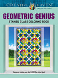 Geometric Genius Stained Glass Coloring Book: Creative Haven