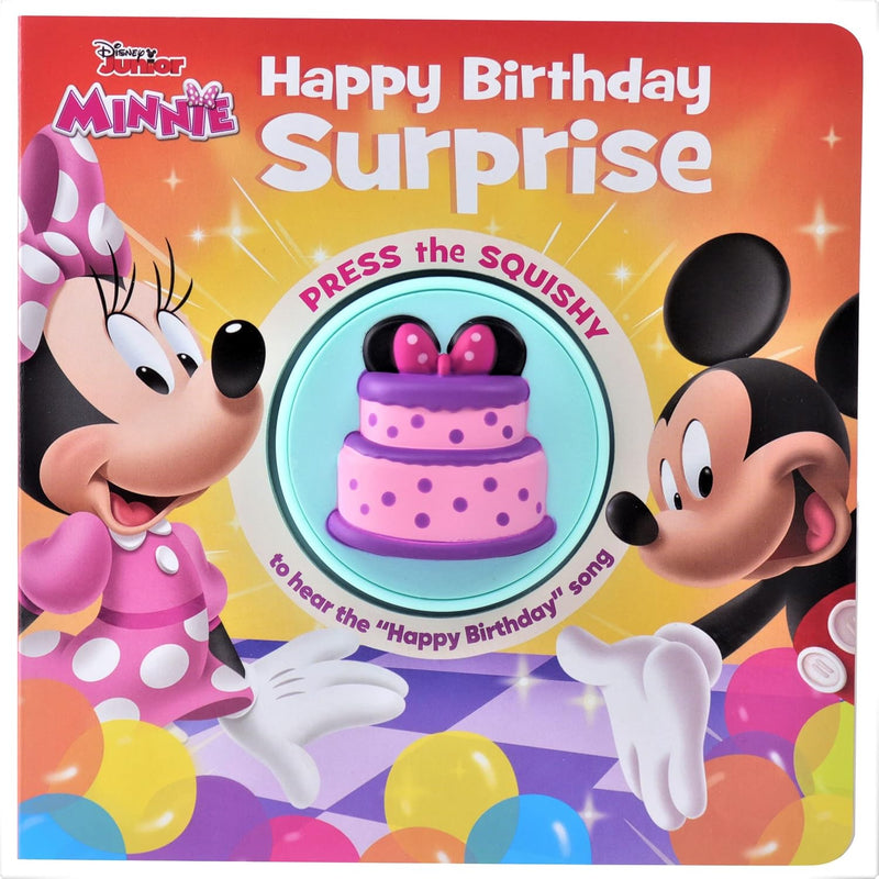 Disney Junior Minnie: Happy Birthday Surprise Sound Book [With Bat