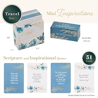 101 Blessings To Delight Your Heart, Inspirational Scripture Cards to Keep or Share (Boxes of Blessings)