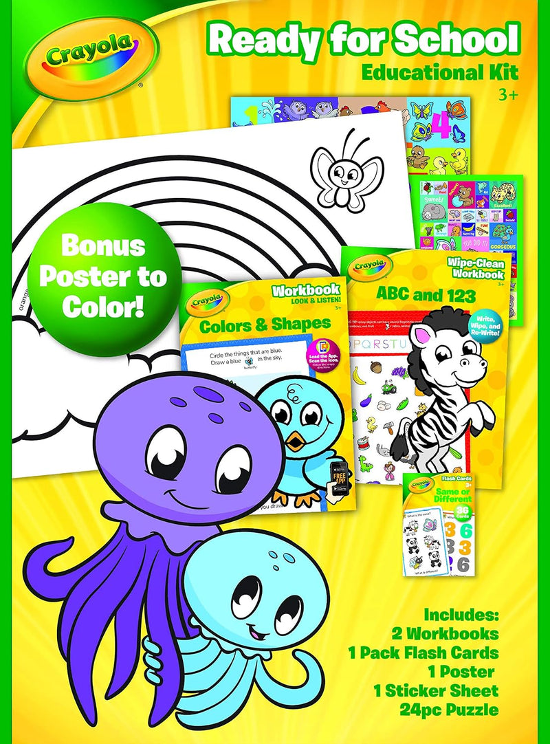 Crayola Preschool Ready for School Learning Kit