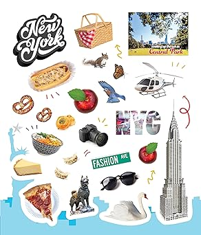 500 Stickers: NYC: NYC Landmarks and Food in Stickers (Regional Sticker Books)