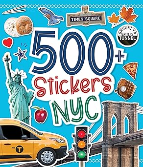 500 Stickers: NYC: NYC Landmarks and Food in Stickers (Regional Sticker Books)