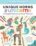 Doodle Menagerie: Unique Horns and Unicorns: Draw, doodle, and color