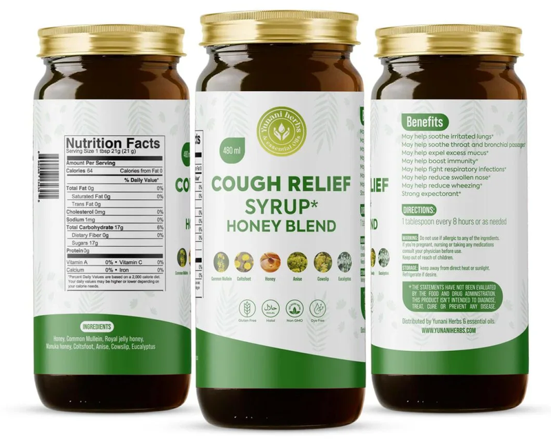 Cough Relief Syrup Honey Blend