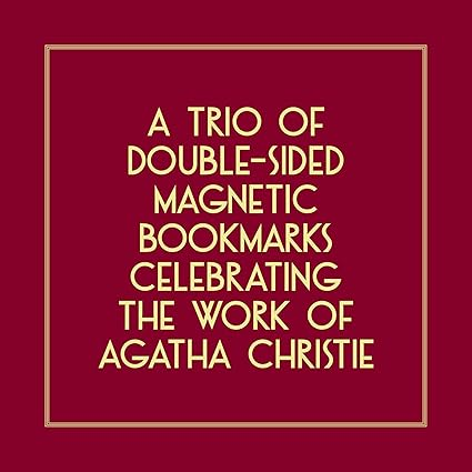 Agatha Christie Magnetic Bookmarks