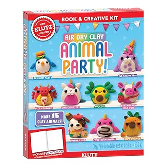 Air-Dry Clay Animal Party!
